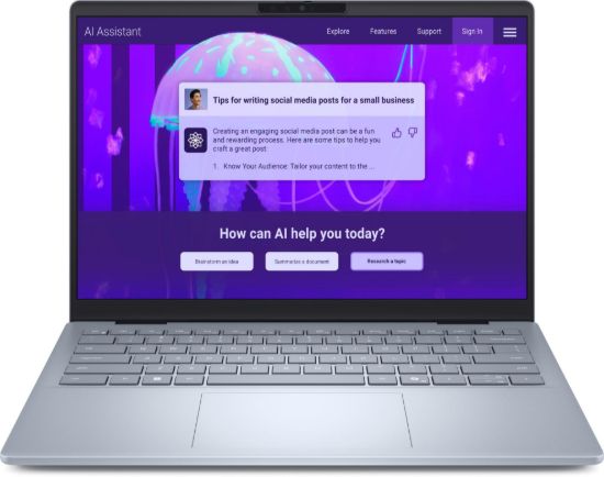 Picture of DELL 14 Plus DB14250 CPU Core Ultra u7-256V 14" - RAM 16GB, SSD 512GB, Intel Arc Graphics, Windows 11 Pro
